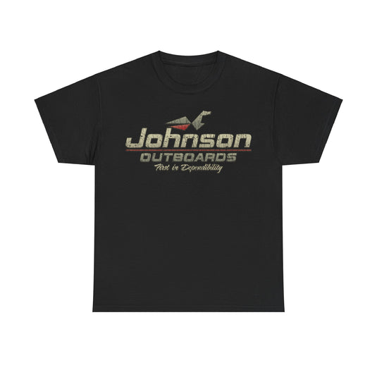 Johnson Outboards 1903 Distressed Print T-shirt