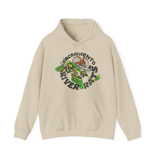 Sacramento River Rats Roller Hockey Nostalgic Pullover Hoody