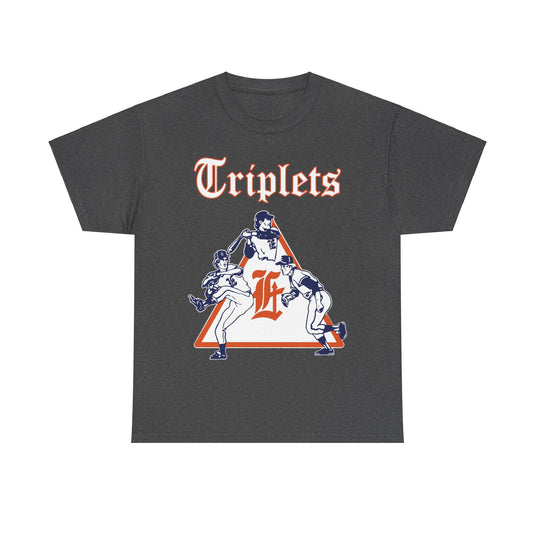 Evansville Triplets Indiana Baseball Team T-shirt