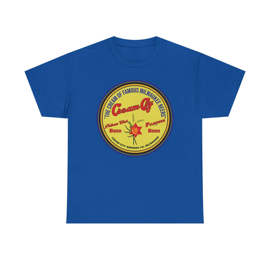 Cream City Beer Milwaukee Brewing Co Logo Wisconsin T-Shirt