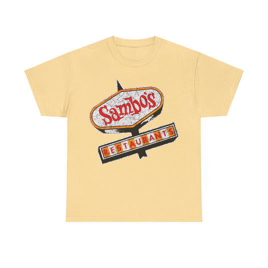 Sambos Restaurant California Sign Logo T-shirt