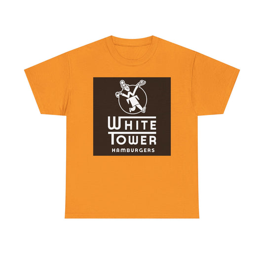 White Tower Hamburgers Logo Restaurant Chain T-Shirt