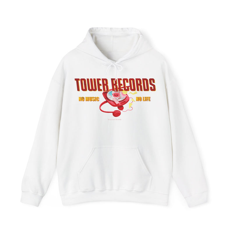 Load image into Gallery viewer, Tower Records No Music No Life Retail Store Pullover Hoody
