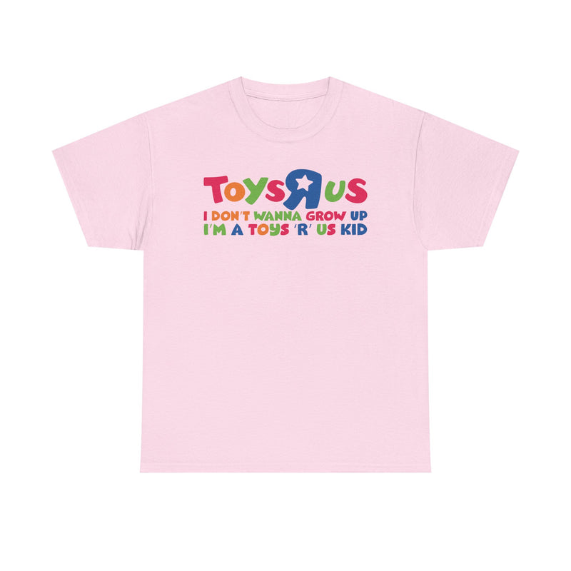 Load image into Gallery viewer, Toys R Us I Don't Wanna Grow Up Colorful Star Logo Toy Store T-shirt
