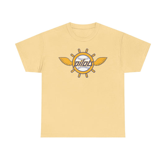 Seattle Pilots Gold Logo Nostalgic Retro Baseball Team T-shirt