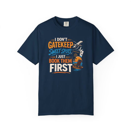 Gatekeep Travel Sweet Spots Credit Card Points Miles T-shirt