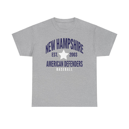 American Defenders of New Hampshire Est 2003 Baseball T-shirt