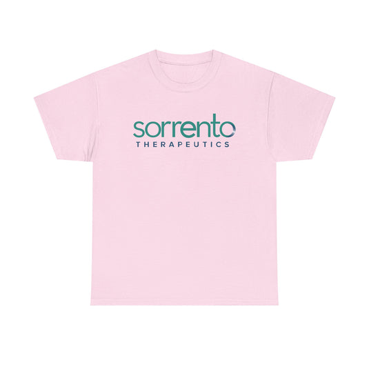 Sorrento Therapeutics T-Shirt - Biopharmaceutical Industry Bankrupt Logo Tee