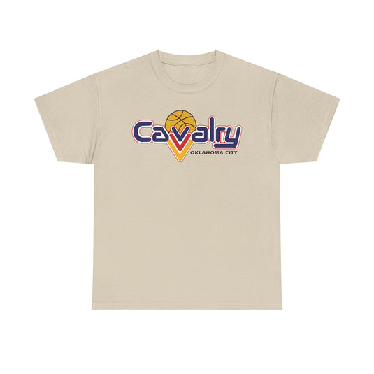 Oklahoma City Cavalry 1990-1997 CBA Basketball T-shirt