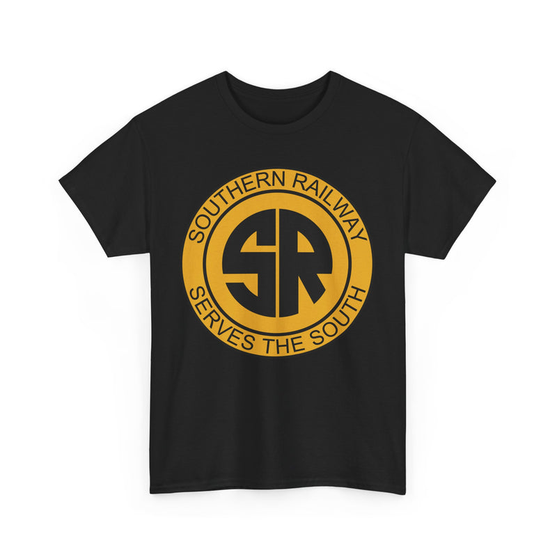 Load image into Gallery viewer, Southern Railway Black Logo Vintage Train Railroad T-Shirt
