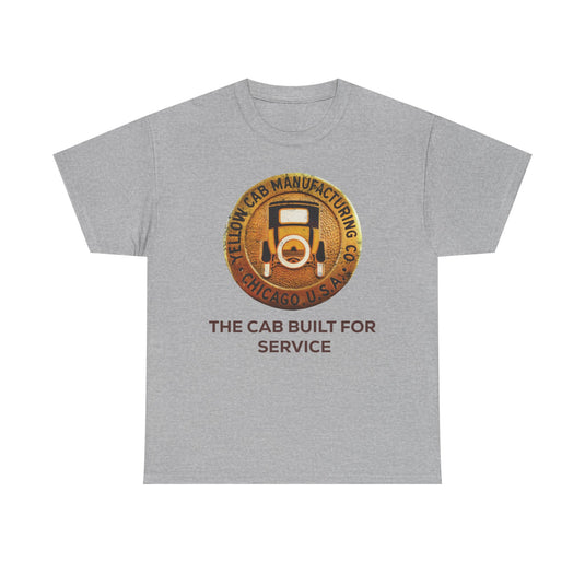 Yellow Cab Manufacturing Company The Cab Built For Service Chicago Illinois T-shirt
