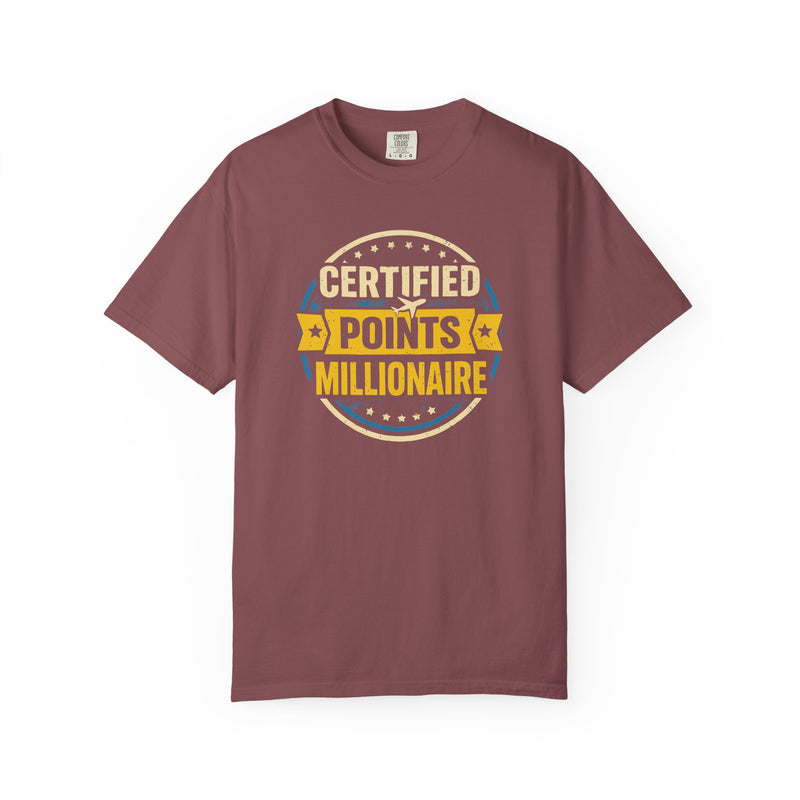 Load image into Gallery viewer, Certified Points Millionaire Credit Card Points Travel T-shirt
