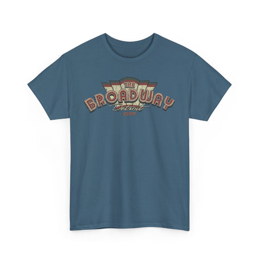 The Broadway Detroit 1975 Michigan Luxury Clothing Store T-shirt