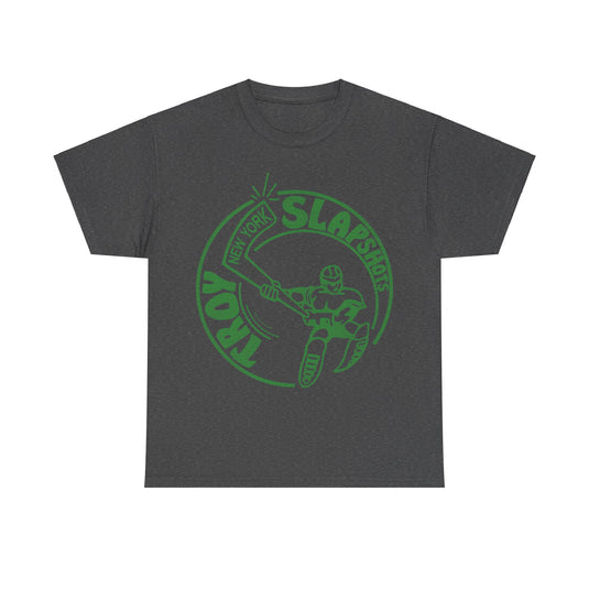 Troy Slapshots New York Hockey Team T-shirt