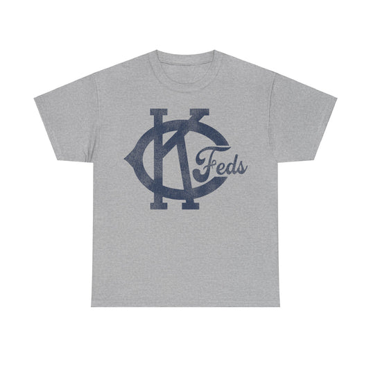 Kansas City Feds Nostalgic Retro Baseball Team T-shirt