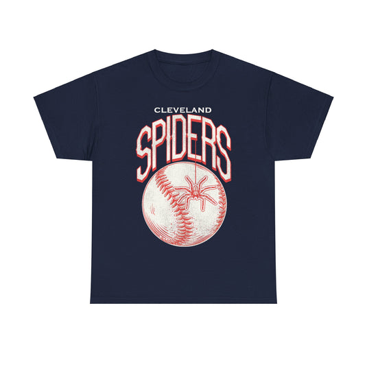 Cleveland Spiders Nostalgic Retro Baseball Team T-shirt