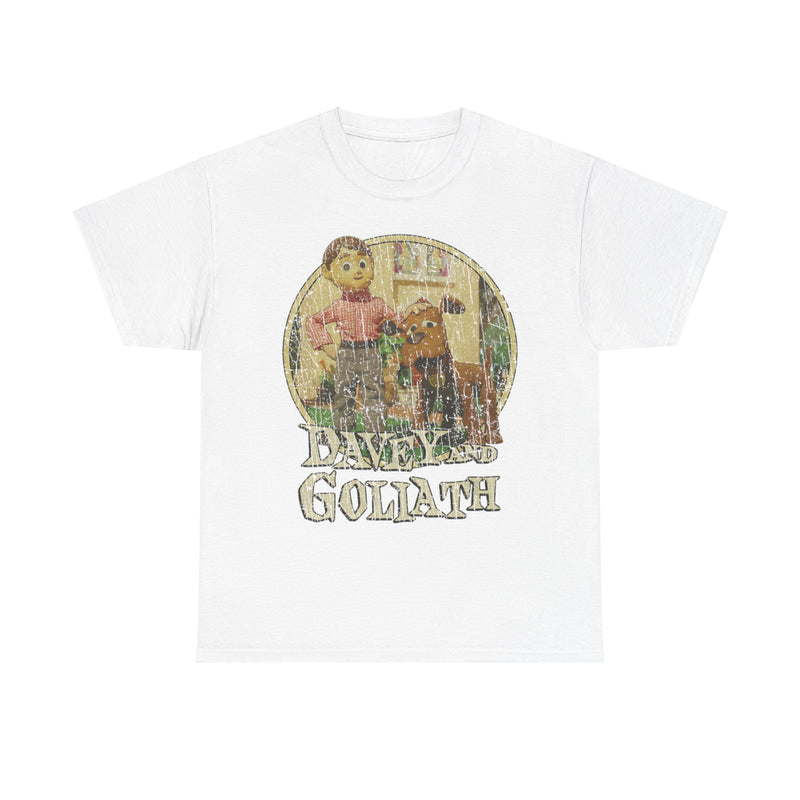 Load image into Gallery viewer, Davey and Goliath 1961 Animated TV Show T-shirt
