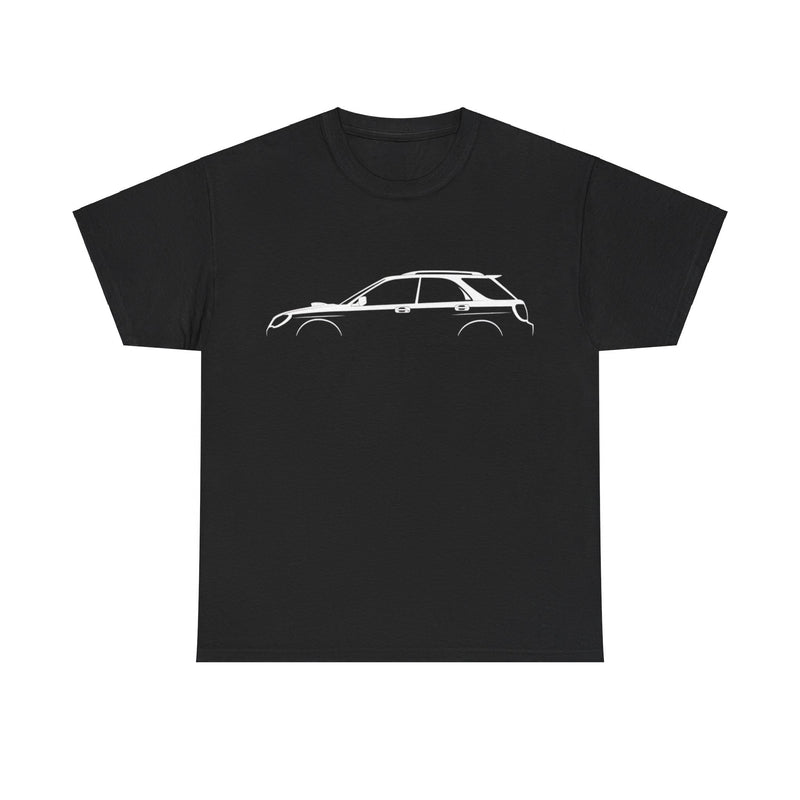 Load image into Gallery viewer, Subaru Impreza WRX Wagon GG 2005 Silhouette Car T-shirt
