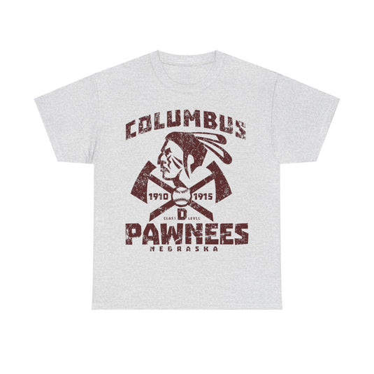 Columbus Pawnees Est 1910 Nebraska Baseball T-shirt