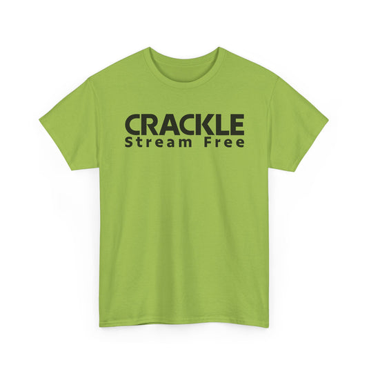 Crackle T-Shirt Defunct Streaming Service Stream Free Entertainment Platform Tee