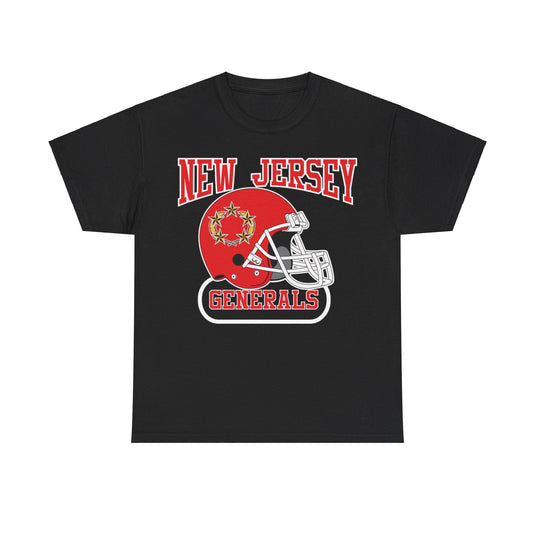 New Jersey Generals Helmet Logo Football Team T-shirt