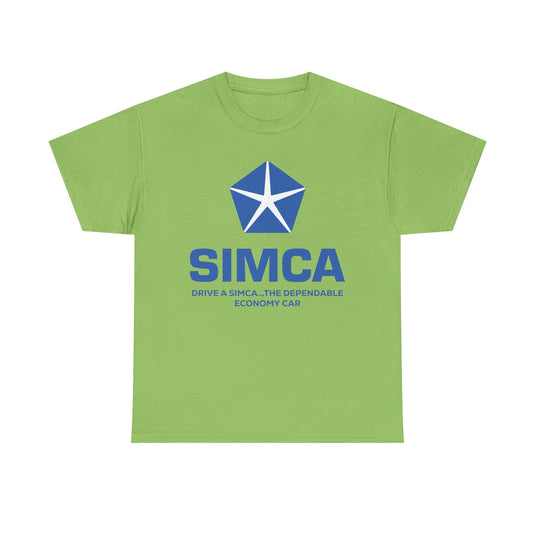 Simca Drive A Simca The Dependable Economy Car Vintage Logo T-shirt