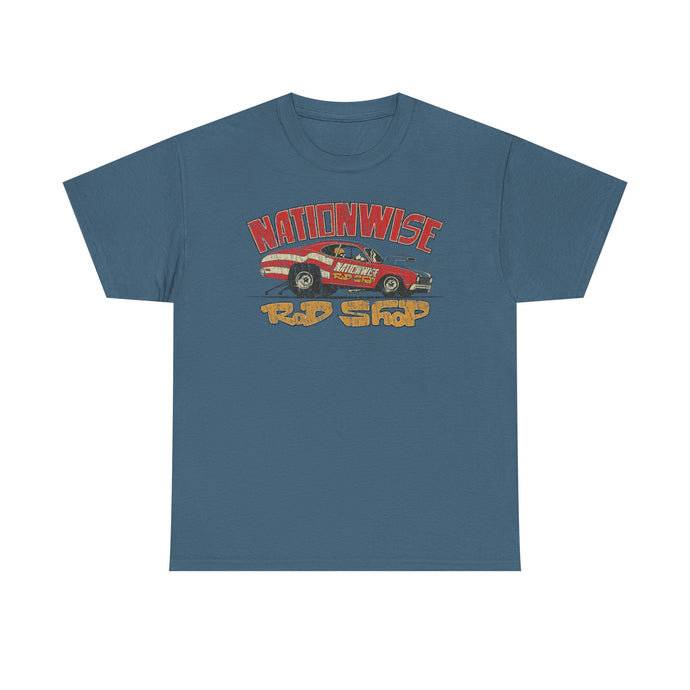 Nationwise Rod Shop 1974 Double Logo Ohio Auto Parts T-shirt