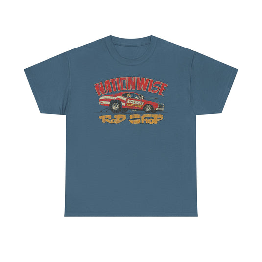 Nationwise Rod Shop 1974 Double Logo Ohio Auto Parts T-shirt