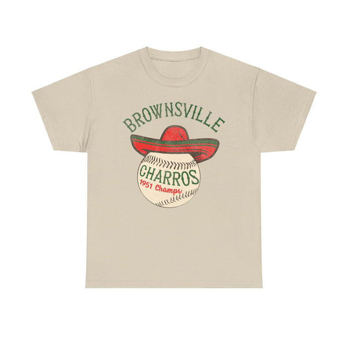 Brownsville Charros Nostalgic Retro Baseball Team T-shirt