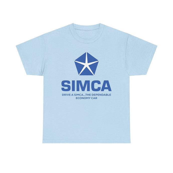 Simca Drive A Simca The Dependable Economy Car Vintage Logo T-shirt