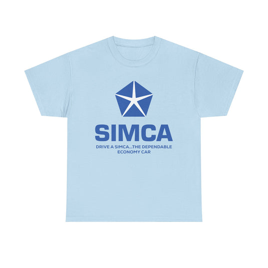 Simca Drive A Simca The Dependable Economy Car Vintage Logo T-shirt