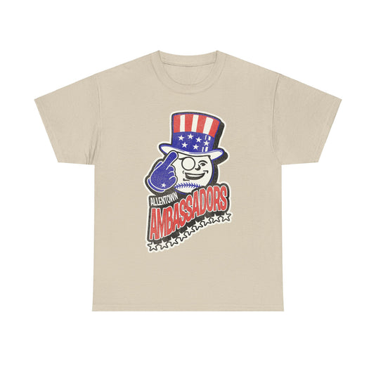 Allentown Ambassadors Nostalgic Retro Baseball T-shirt