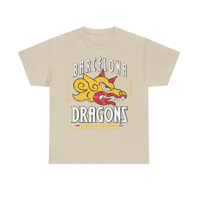 Load image into Gallery viewer, Barcelona Dragons Est 1991 Spain Football Team T-shirt
