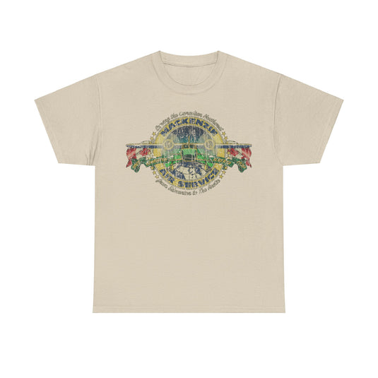 Mackenzie Air Service 1932 Airlines Distressed Print T-shirt