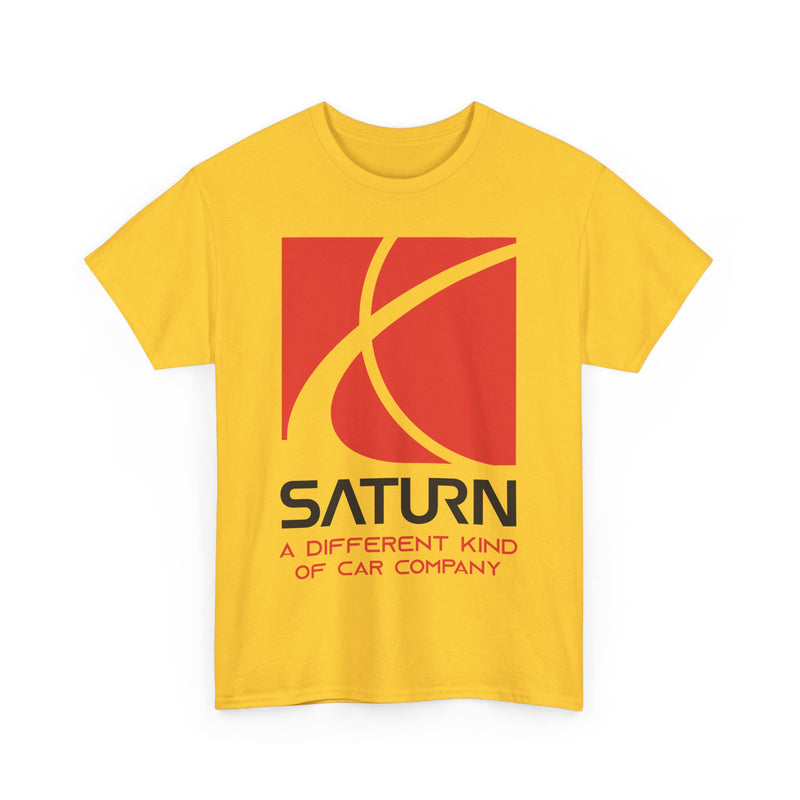 Load image into Gallery viewer, Saturn A Different Kind of Car Company Red S Logo T-shirt
