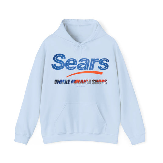 Sears Retail Store Where America Shops Nostalgic Logo Pullover Hoody