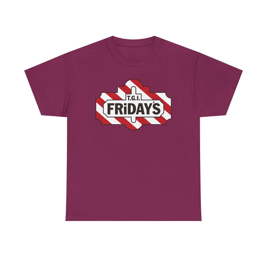 TGI Fridays T-Shirt Bankrupt Restaurant Chain Vintage Logo Tee