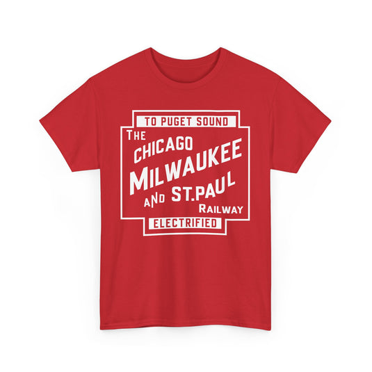 Chicago Milwaukee St. Paul & Pacific Railroad Nostalgic Logo t-shirt