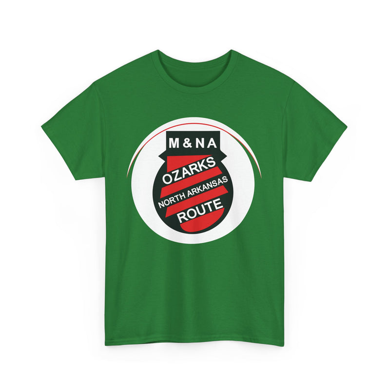 Load image into Gallery viewer, Missouri Arkansas Ozarks North Arkansas Route Railroad Logo T-Shirt
