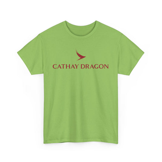 Cathay Dragon Hong Kong Airline Premium Asian Carrier Logo T-shirt