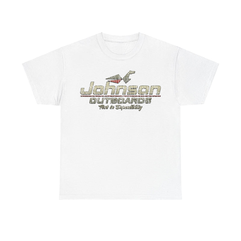 Load image into Gallery viewer, Johnson Outboards 1903 Distressed Print T-shirt
