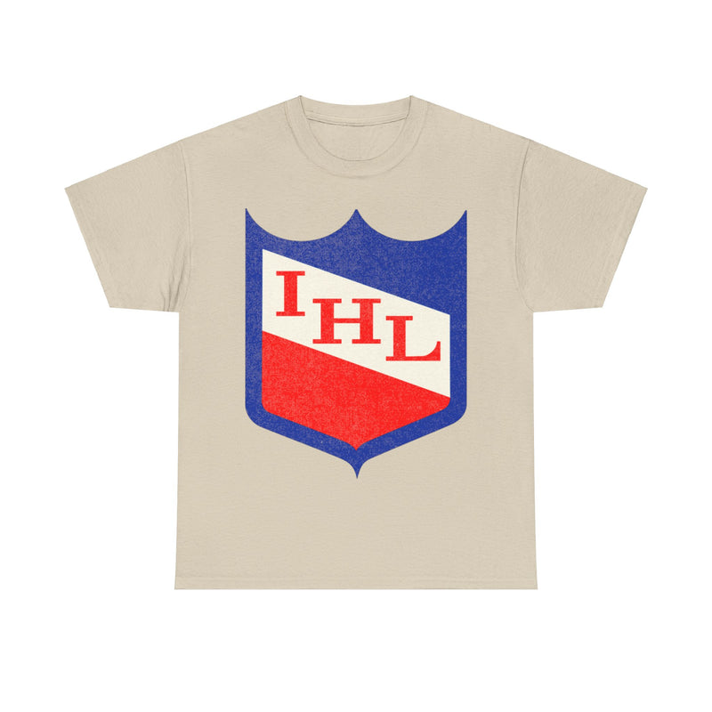 Load image into Gallery viewer, International Hockey League 1945 Nostalgic Logo T-shirt
