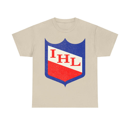 International Hockey League 1945 Nostalgic Logo T-shirt