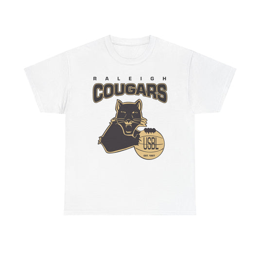 Raleigh Cougars North Carolina Basketball 1997-1999 T-shirt