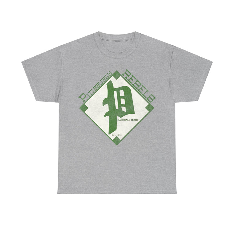 Load image into Gallery viewer, PIttsburgh Rebels Est 1913 Nostalgic Retro Baseball Team T-shirt
