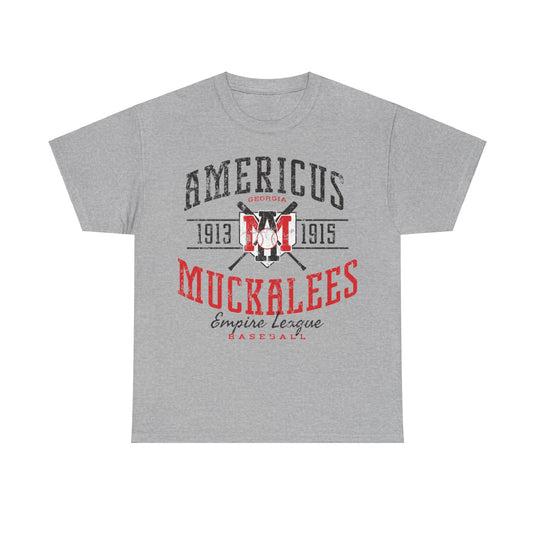 Americus Muckalees Est 1913 Georgia Baseball T-shirt