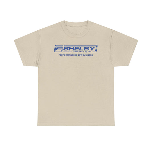 Shelby American Inc Performance Is Our Business Cobra Logo T-shirt