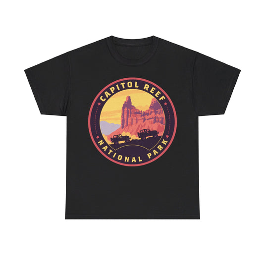 Capitol Reef National Park Utah Round Logo T-shirt