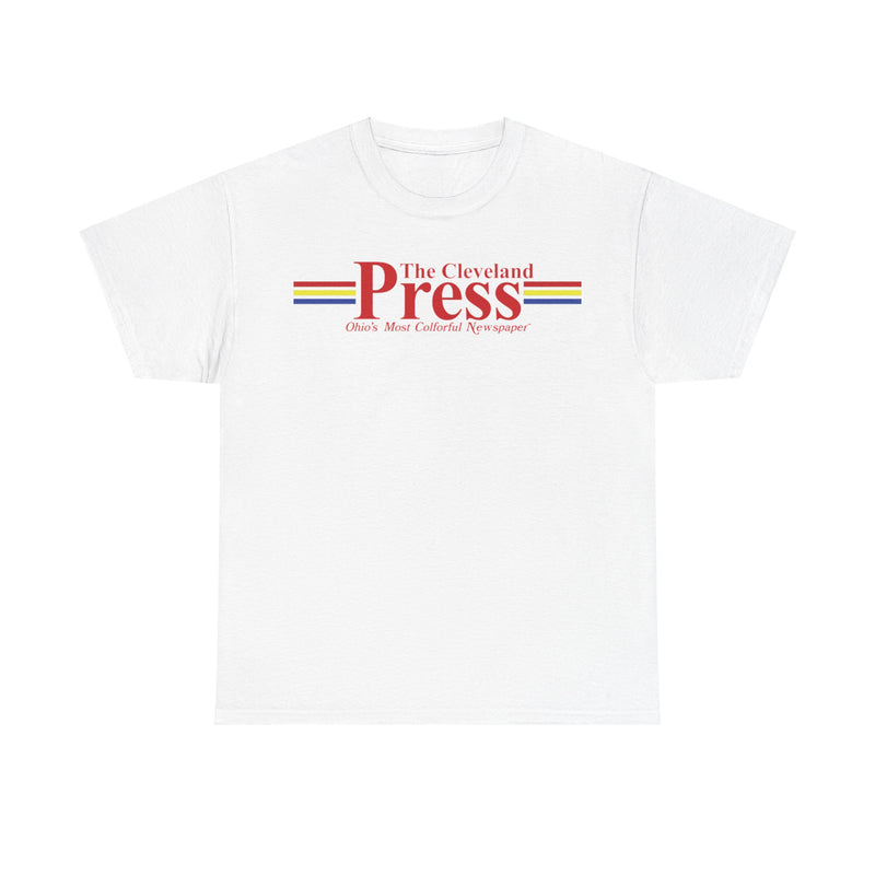 Load image into Gallery viewer, Cleveland Press Newspaper Ohios Most Colorful Retro Nostalgic T-shirt
