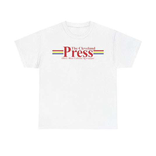 Cleveland Press Newspaper Ohios Most Colorful Retro Nostalgic T-shirt